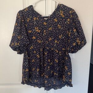 Floral Print Women's Top